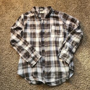 2 for $12 Hollister Flannel Black and White